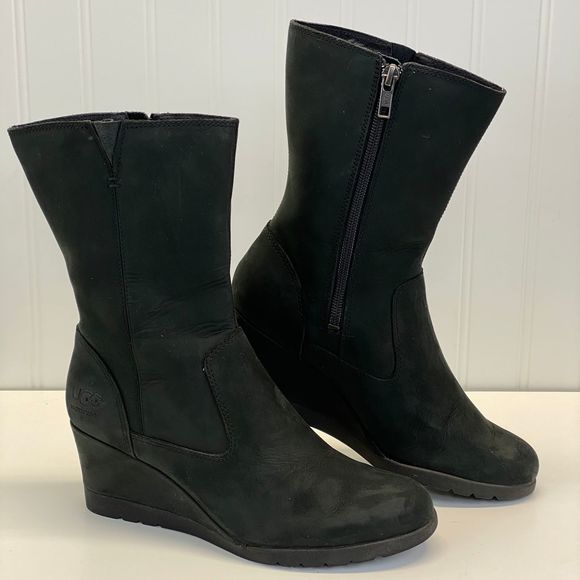 waterproof wedge boots